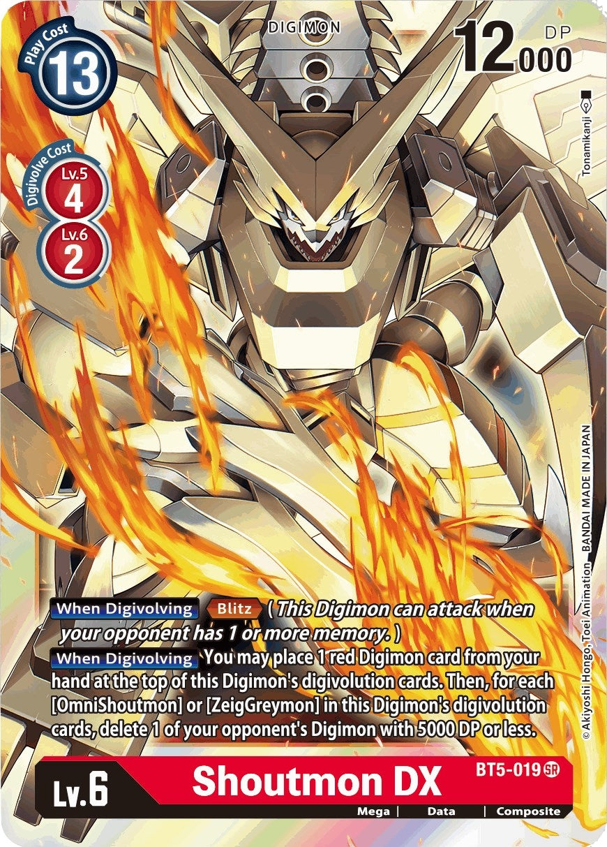 Image for Shoutmon DX - Digimon Card Game