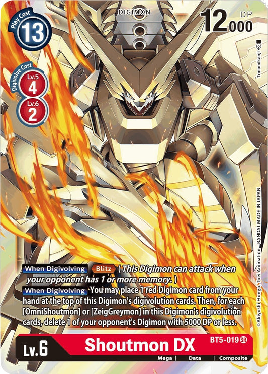 Image for Shoutmon DX - Digimon Card Game