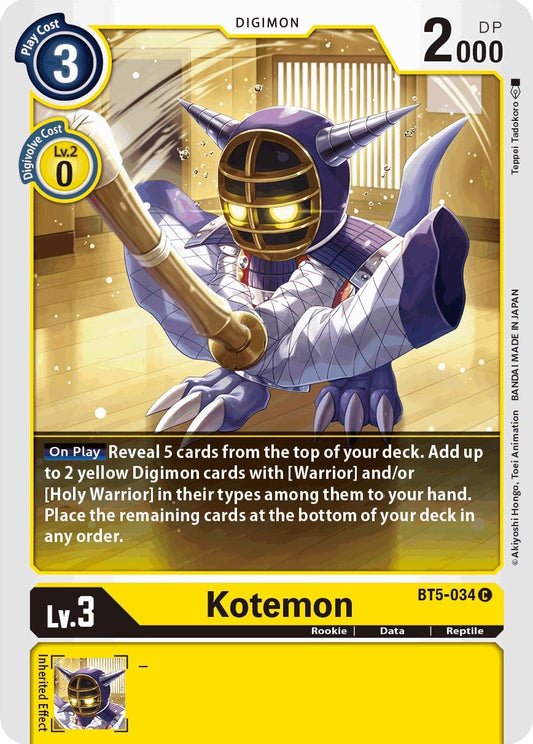 Image for Kotemon - Digimon Card Game