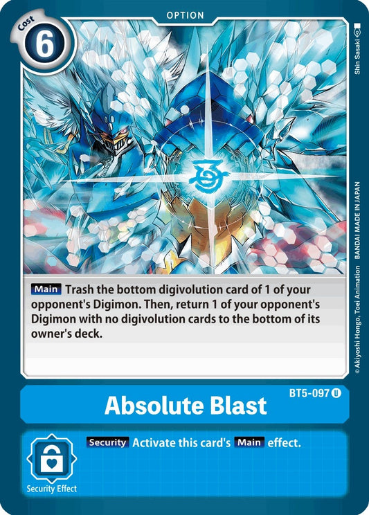 Image for Absolute Blast - Digimon Card Game