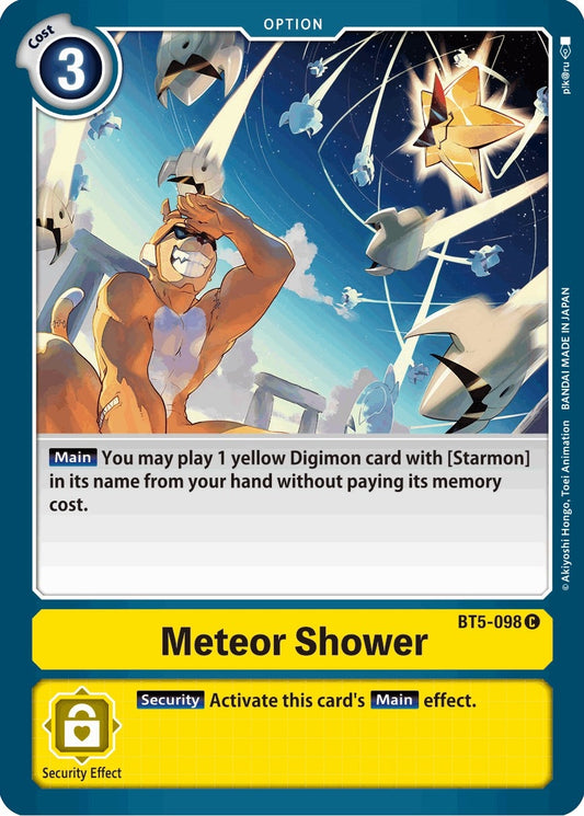 Image for Meteor Shower - Digimon Card Game