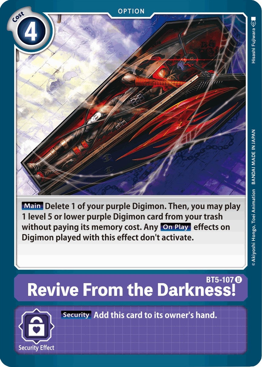 Image for Revive From the Darkness! - Digimon Card Game