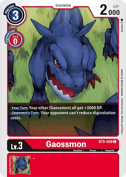 Image for Gaossmon - Digimon Card Game