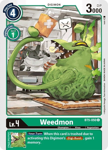 Image for Weedmon - Digimon Card Game