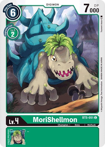 Image for MoriShellmon - Digimon Card Game