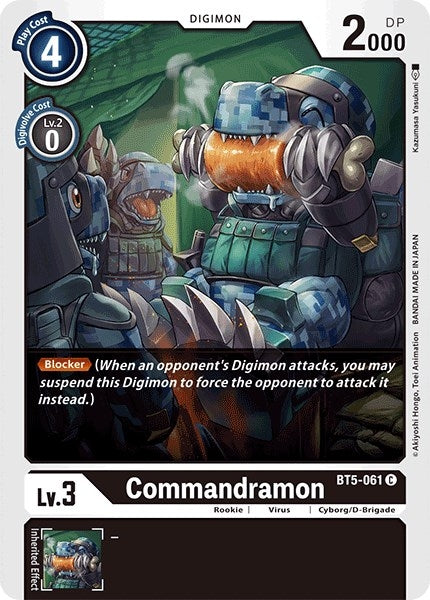 Image for Commandramon - Digimon Card Game
