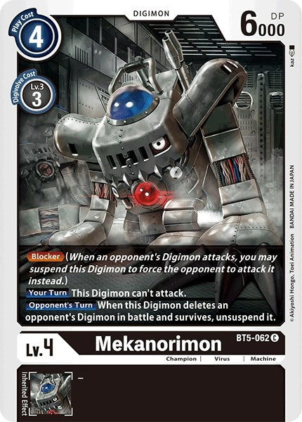 Image for Mekanorimon - Digimon Card Game