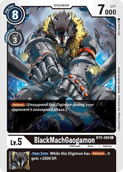 Image for BlackMachGaogamon - Digimon Card Game