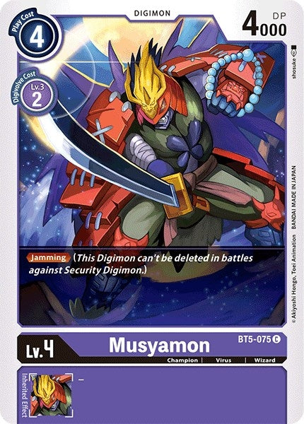Image for Musyamon - Digimon Card Game