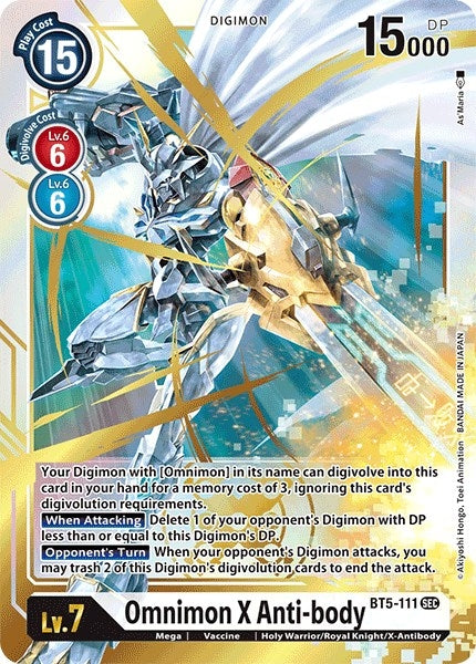 Image for Omnimon X Anti-body - Digimon Card Game