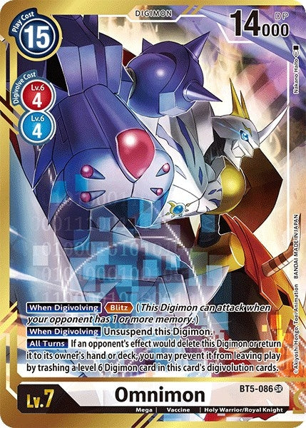 Image for Omnimon (Alternate Art - Nakano Haito) - Digimon Card Game