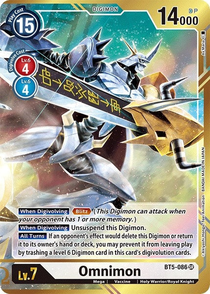 Image for Omnimon (Alternate Art - As'Maria) - Digimon Card Game