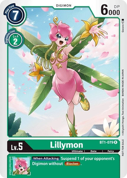 Image for Lillymon - BT1-079 (Tamer Party Vol. 2 Promo) - Digimon Card Game