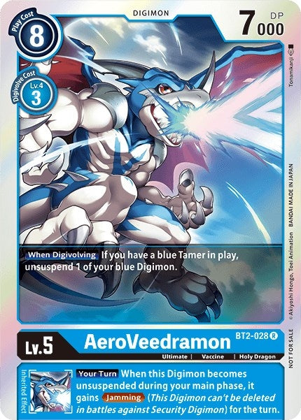 Image for AeroVeedramon - BT2-028 (Battle of Omni Pre-Release) - Digimon Card Game