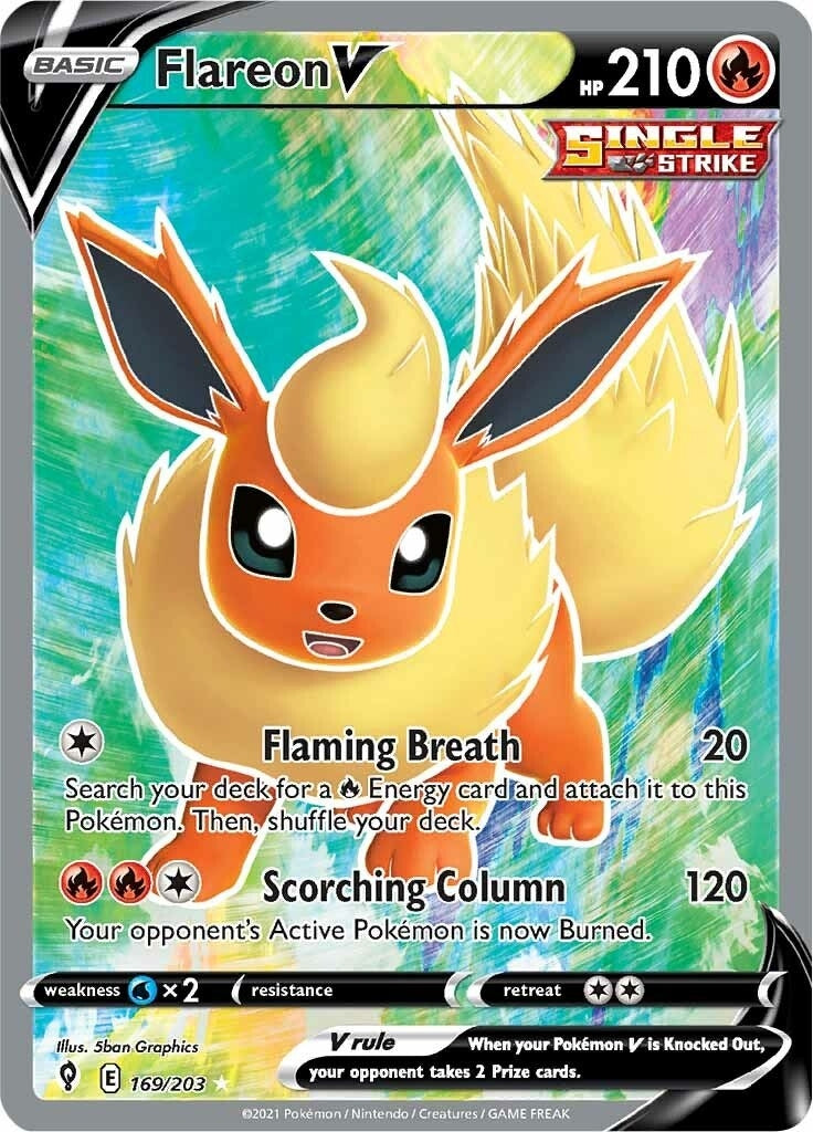 Image for Flareon V (Full Art) - Pokemon