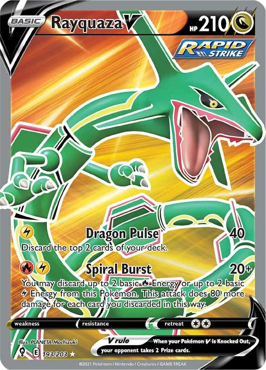 Image for Rayquaza V (Full Art) - Pokemon