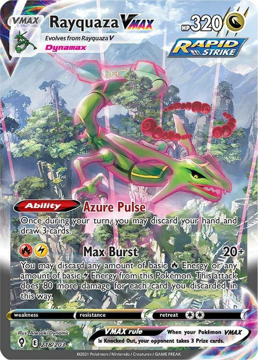 Image for Rayquaza VMAX (Alternate Art Secret) - Pokemon