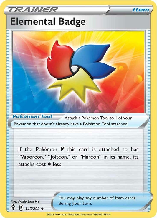 Image for Elemental Badge - Pokemon