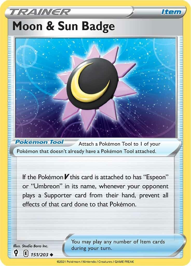 Image for Moon & Sun Badge - Pokemon
