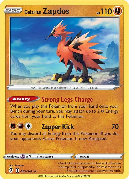 Image for Galarian Zapdos - Pokemon