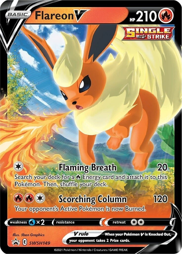 Image for Flareon V - SWSH149 - Pokemon