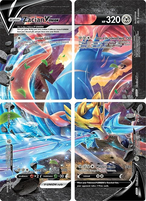 Image for Zacian V-UNION [Set of 4] - Pokemon