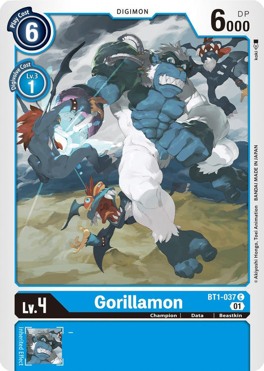 Image for Gorillamon - BT1-037 (Alternate Art) - Digimon Card Game