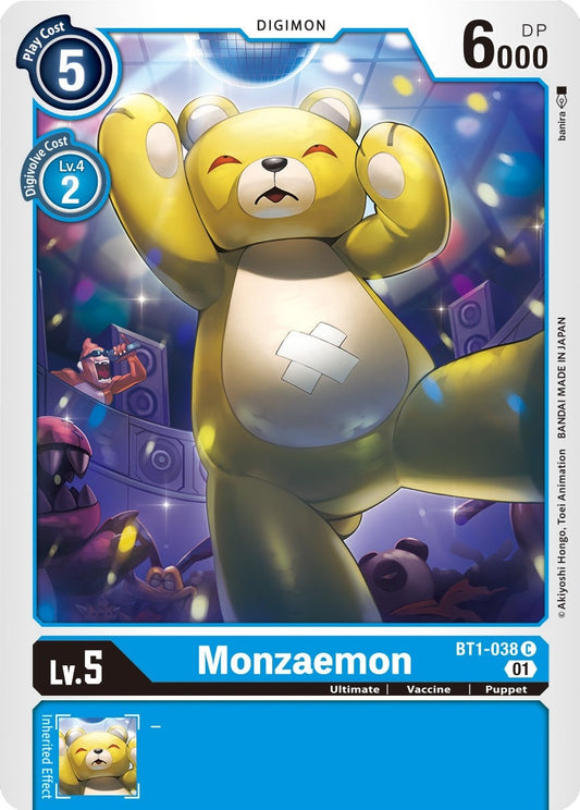 Image for Monzaemon - BT1-038 (Alternate Art) - Digimon Card Game