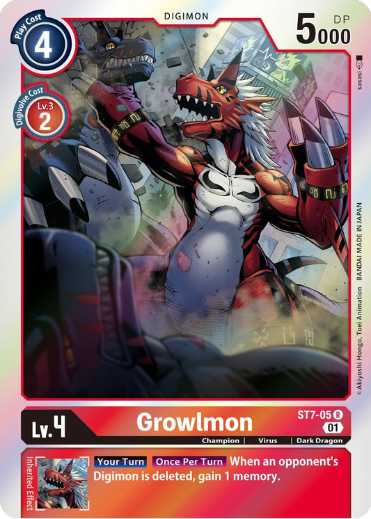 Image for Growlmon - Digimon Card Game