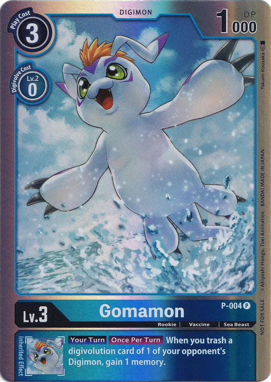 Image for Gomamon - P-004 (Rainbow Foil) - Digimon Card Game