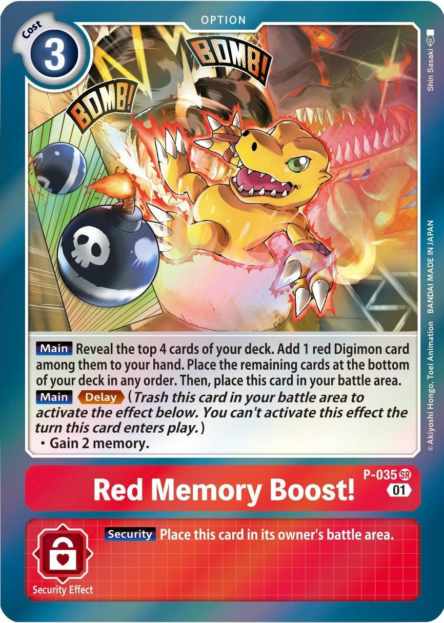 Image for Red Memory Boost! - Digimon Card Game