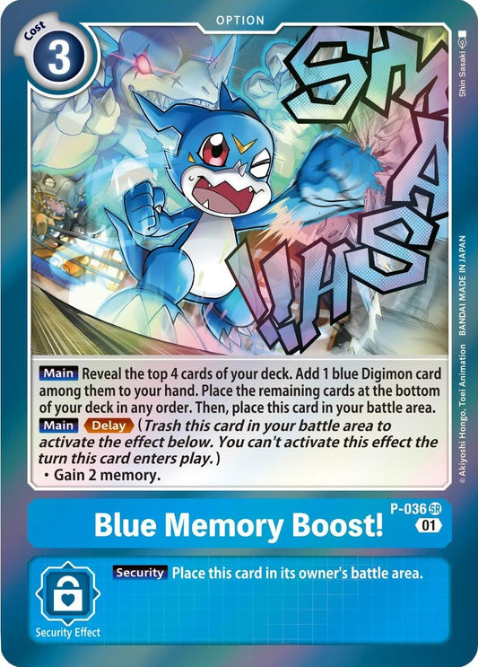 Image for Blue Memory Boost! - Digimon Card Game