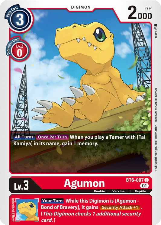 Image for Agumon - Digimon Card Game
