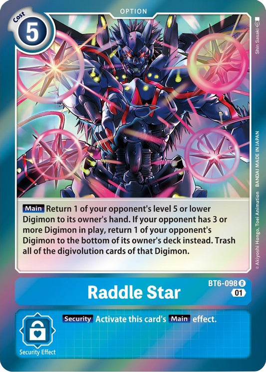 Image for Raddle Star - Digimon Card Game