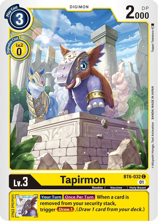 Image for Tapirmon - Digimon Card Game