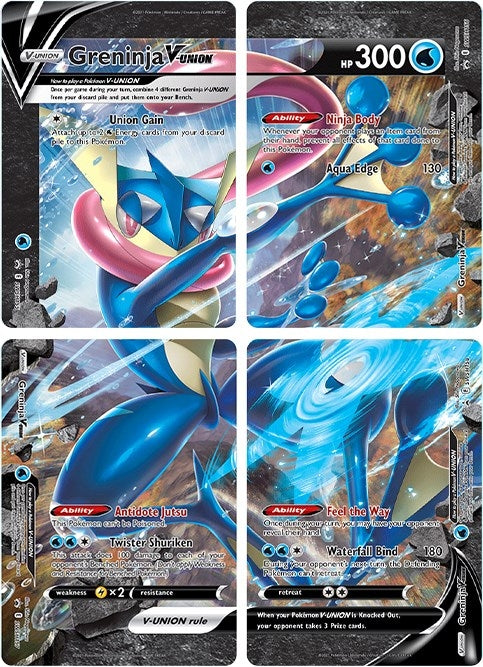 Image for Greninja V-UNION [Set of 4] - Pokemon
