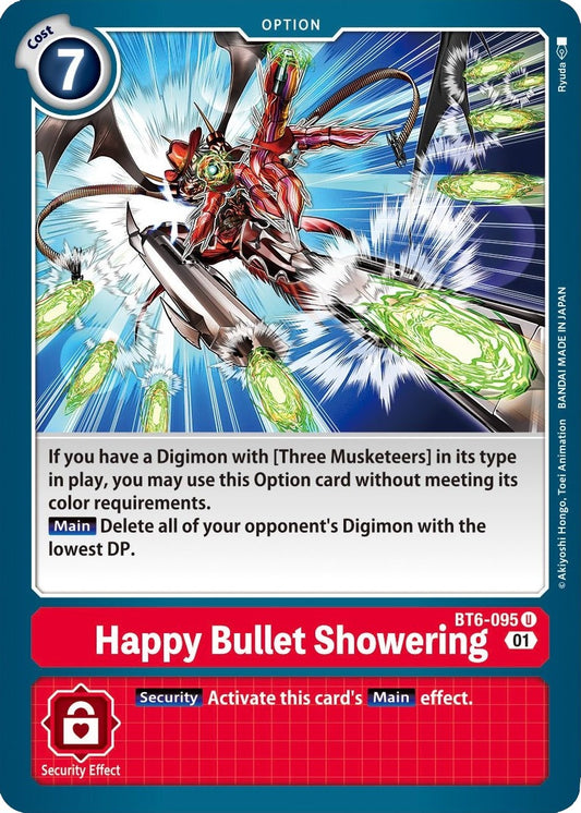 Image for Happy Bullet Showering - Digimon Card Game