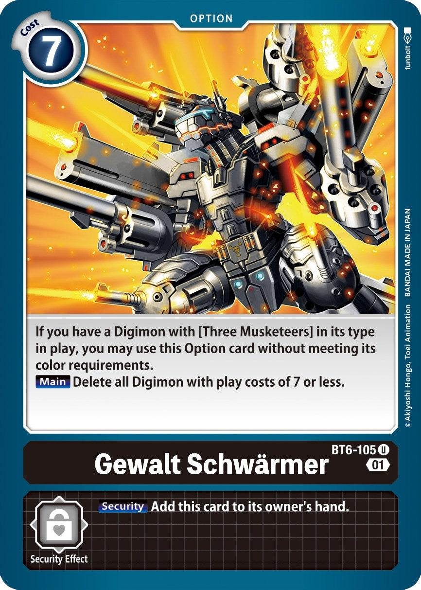 Image for Gewalt Schwarmer - Digimon Card Game