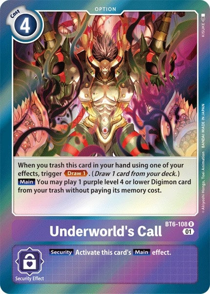 Image for Underworld's Call - Digimon Card Game