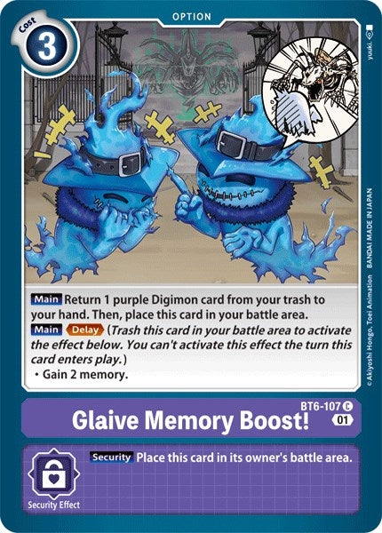 Image for Glaive Memory Boost! - Digimon Card Game