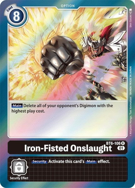 Image for Iron-Fisted Onslaught - Digimon Card Game