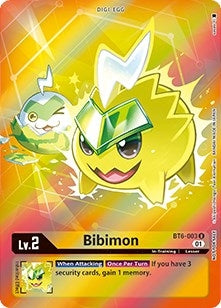 Image for Bibimon (Box Topper) - Digimon Card Game