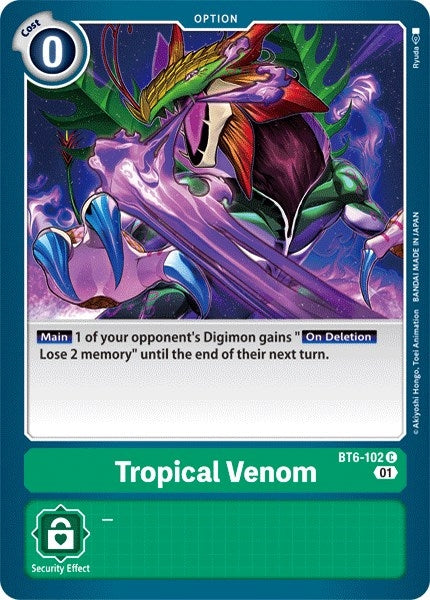 Image for Tropical Venom - Digimon Card Game