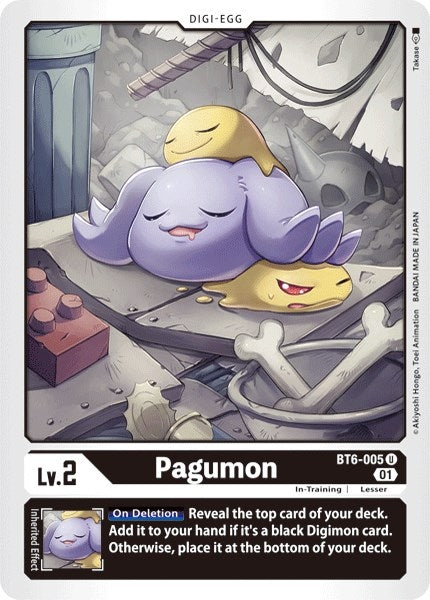 Image for Pagumon - Digimon Card Game