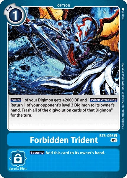 Image for Forbidden Trident - Digimon Card Game
