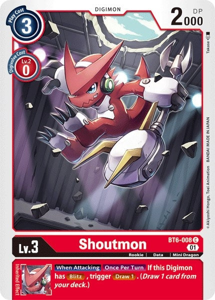 Image for Shoutmon - Digimon Card Game
