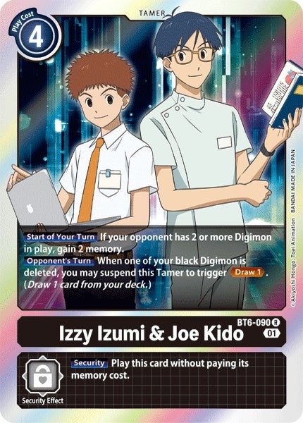 Image for Izzy Izumi & Joe Kido - Digimon Card Game