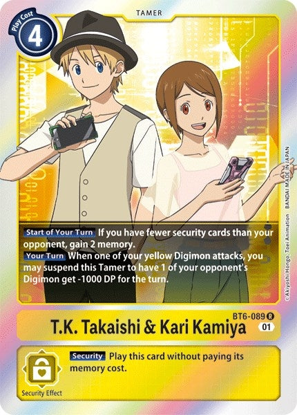Image for T.K. Takaishi & Kari Kamiya - Digimon Card Game
