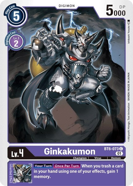 Image for Ginkakumon - Digimon Card Game
