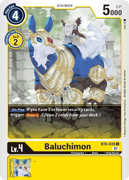 Image for Baluchimon - Digimon Card Game